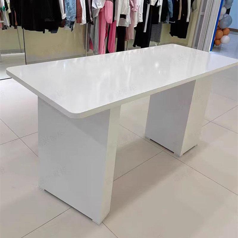 烤漆商厂展示桌宝宝流水台服装店中岛展示架长方形展示台办公桌