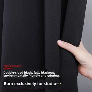定制实验室遮光罩暗室遮光罩实验避光遮光布黑色布罩全遮窗帘
