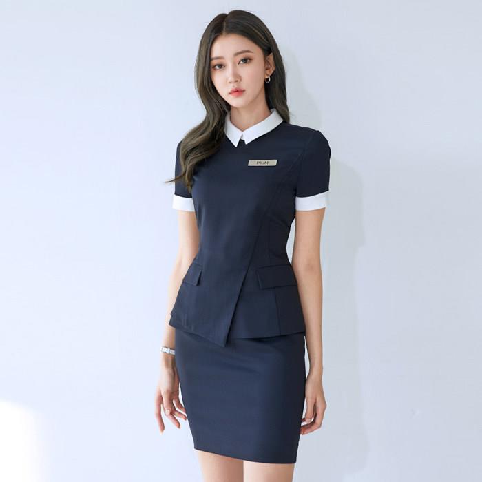 新款高档韩式养生会所美容顾问美容师工服整形医院前台导购服