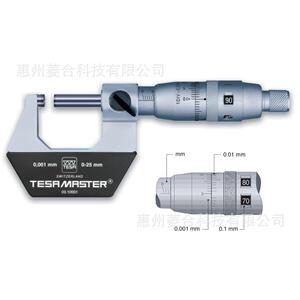 瑞士TESA游标机械千分尺00310001 02 03 04 05 06 07 08 0-200mm