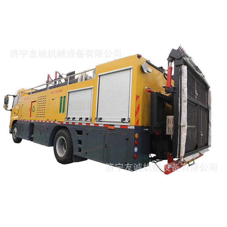 多功能沥青路面养护车新旧料拌合站道路坑槽修补车热再生设备