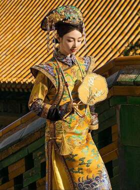 贵妃旗装甄嬛传同款演出服宫廷格格服装