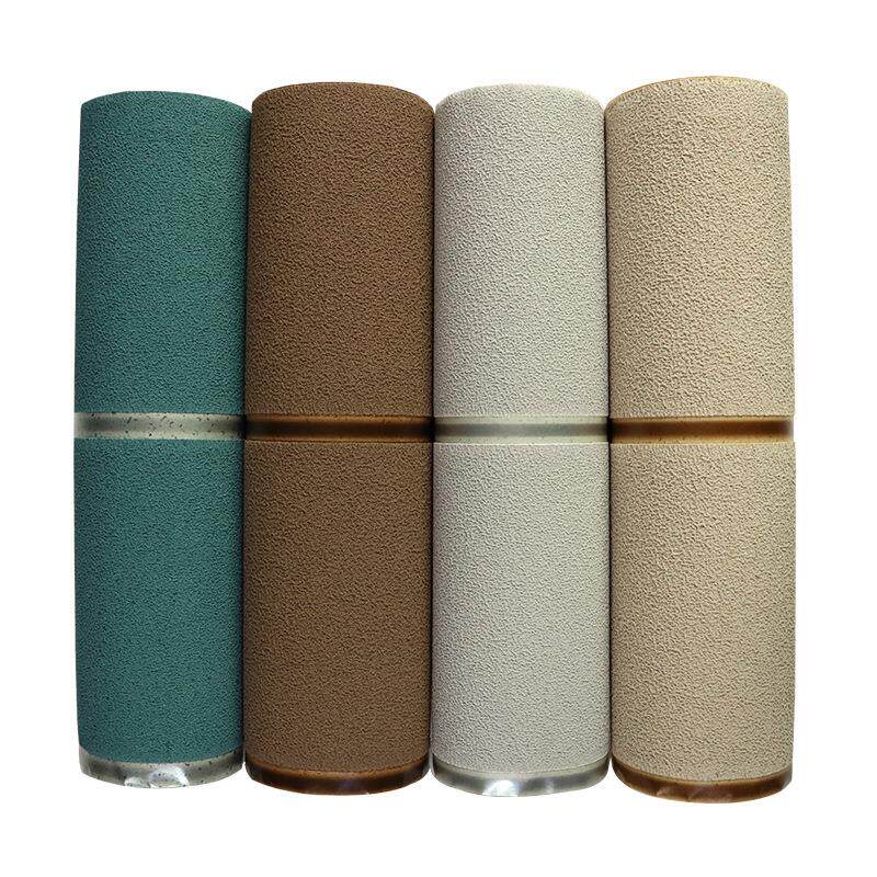 加厚鹿皮绒墙纸3d立体条纹壁纸客厅电视背景墙卧室床头现代简约