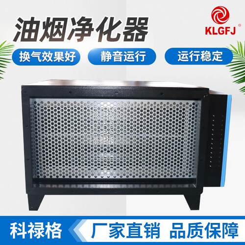 厂家直销油烟净化器餐饮厨房换气低噪音大风量净化设备油烟净化器