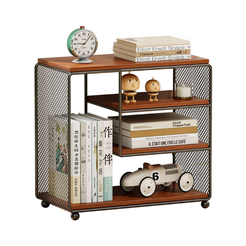 桌面书架办公电脑桌上多层收纳架简易整理架家用室内小书柜置物架