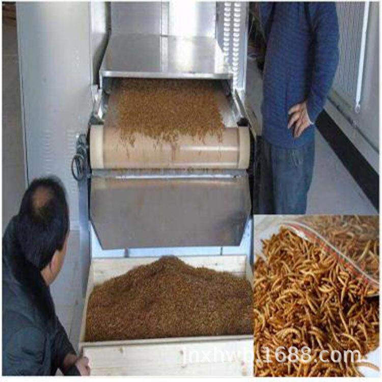 微波大虾熟食海产品杀菌烘干设备快餐冷链盒饭加热机