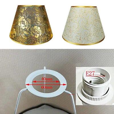 Retro Style Table Lampshades PVC Fabric E27 Floor Lamp