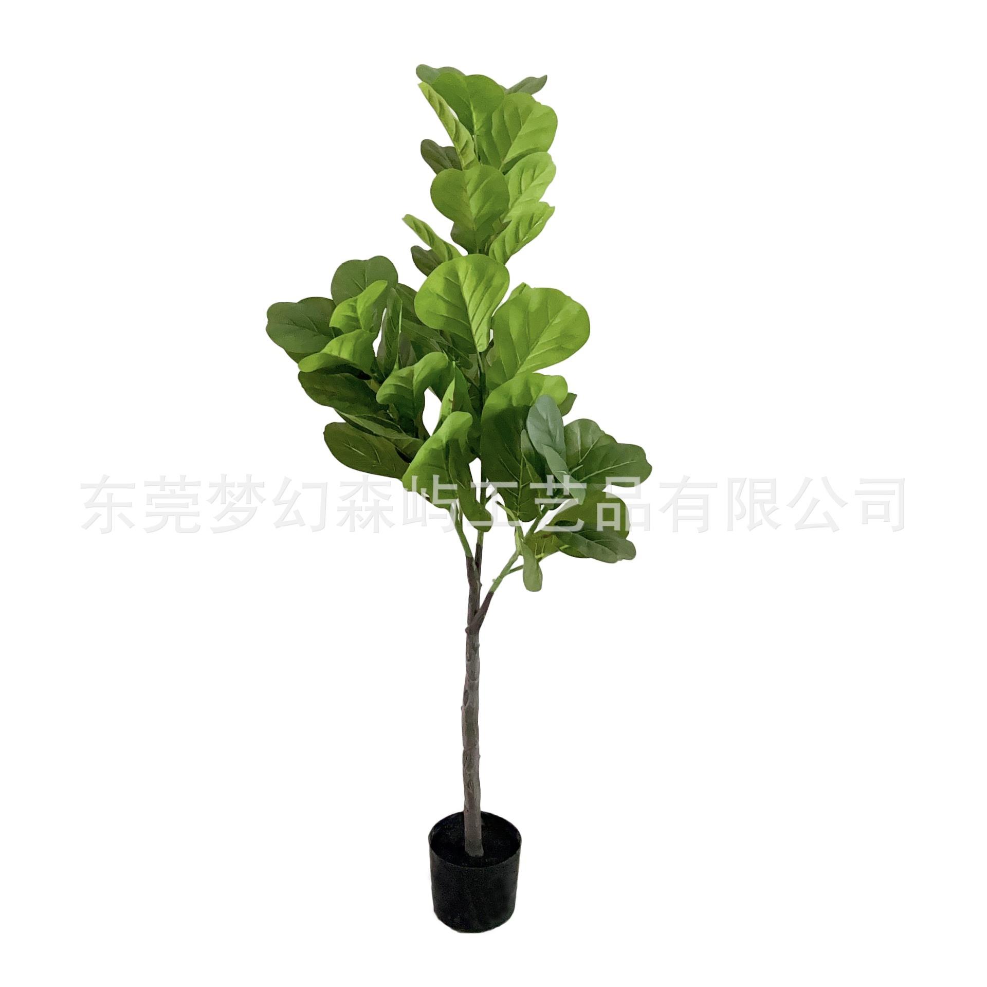 甄选仿真植物琴叶榕北欧风家居装饰假盆栽摆件假树木北欧风装