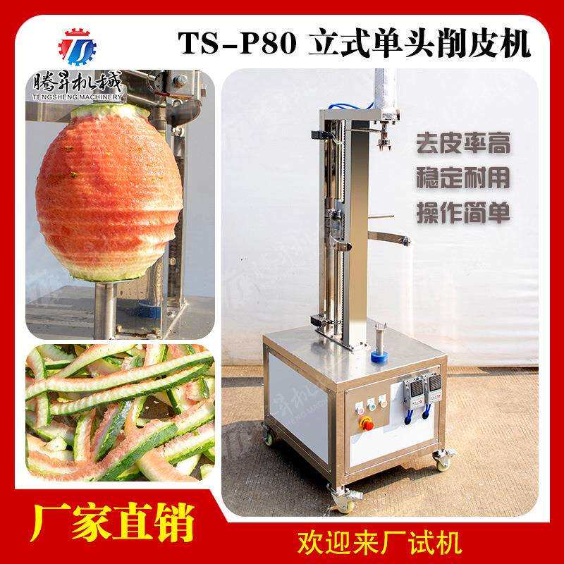 电动瓜果削皮机密瓜菠萝去皮机南瓜冬瓜削皮机单头电动削皮机