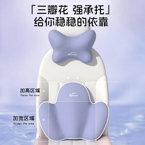 爱车屋新款汽车通用头枕腰靠双面绒护腰靠垫座椅腰托靠枕车用腰枕