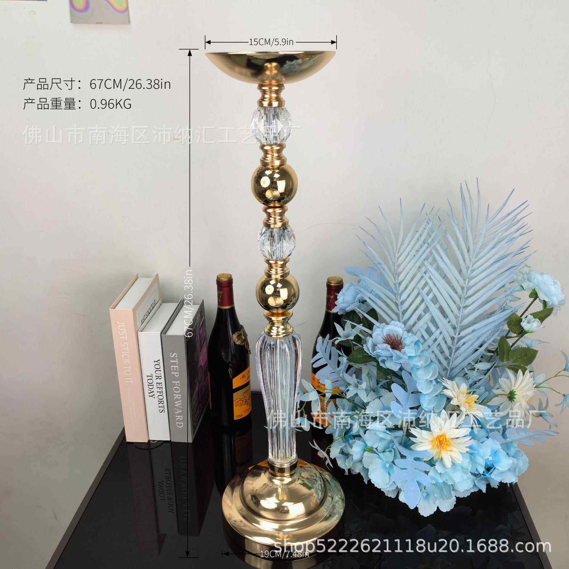 花婚庆道具花瓶婚礼道ZT-616具路水引楼凌云花架晶桌器酒婚庆酒店