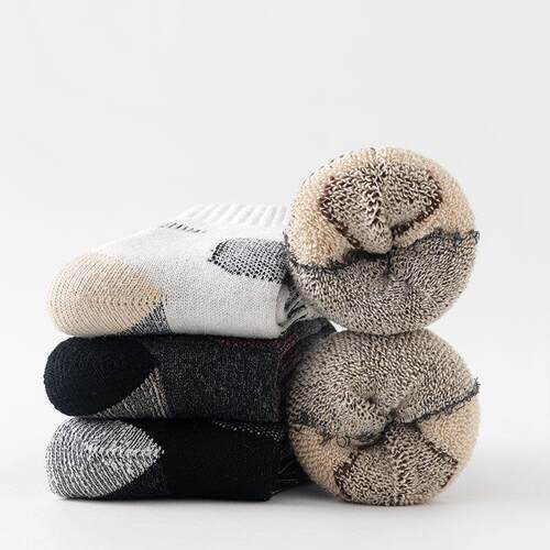 Wool Socks Cozy Fleece Lined For Winter Warmth Shock,