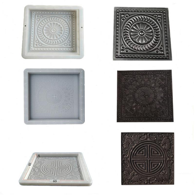 新款直销仿古砖模具 32*32*6 地砖墙砖水泥花砖彩砖塑料模具模盒