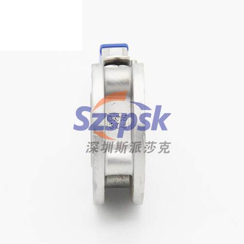 不锈钢对夹式球阀Q71F-16p 不锈钢薄型超短意大利球阀DN25 32 50
