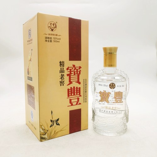 2012年宝丰酒精品老窖52度500ml*1瓶浓香型 纯粮酿造 陈年老酒