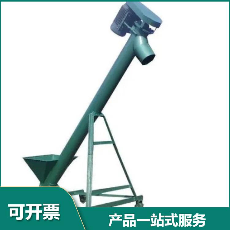 硅灰粉螺旋提升机 碎石装车输送机 干粉圆管式蛟龙上料机