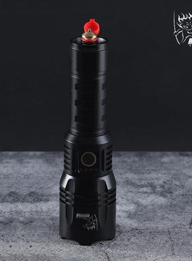 RDM激光手电筒强光远射便携户外手电筒急救破窗安全锤手电Type-C