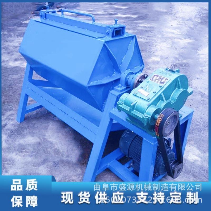 盛源 六角滚筒抛光机 大型火烧铁干磨机 加大磁圈废铁除锈机