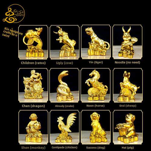 采购产品十二生肖饰品，鼠，牛，虎，兔，龙，蛇，马，羊，猴，鸡