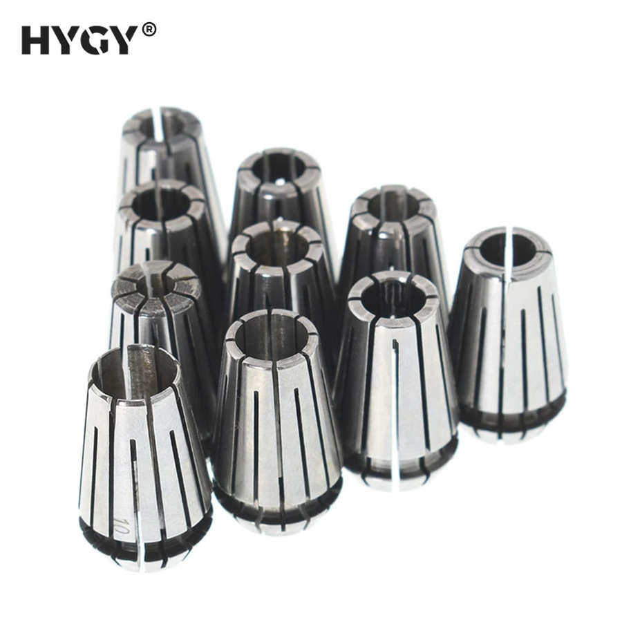 ER16-10PCS公制套装 雕刻机弹簧夹头 10支装ER筒夹1-10MM