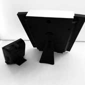 电子印家庭用品商用室内外气压计logo礼品晴雨表温度计数字湿度计