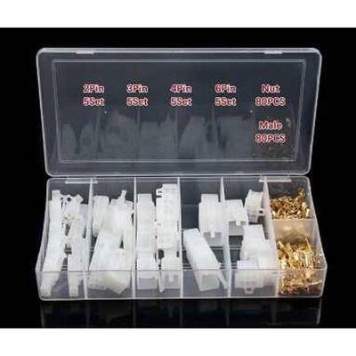 200PCS 20套汽车摩托车2.8mm 2 3 4 6针接线端子连接器 200个