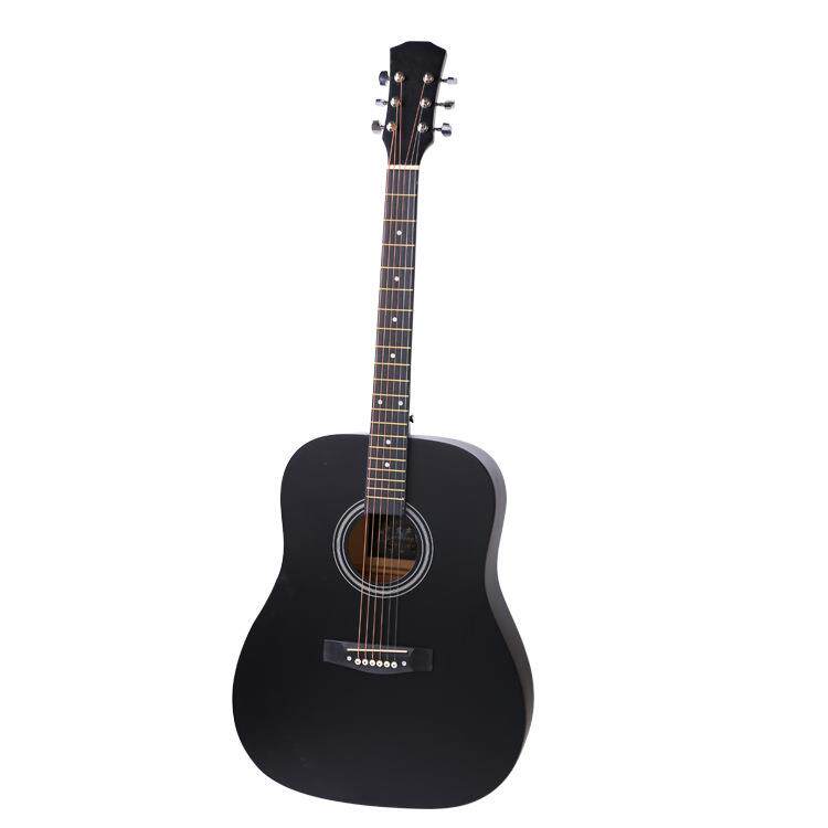 吉他民谣吉他普及练习琴41寸全椴木圆角缺角民谣古典木吉他guitar