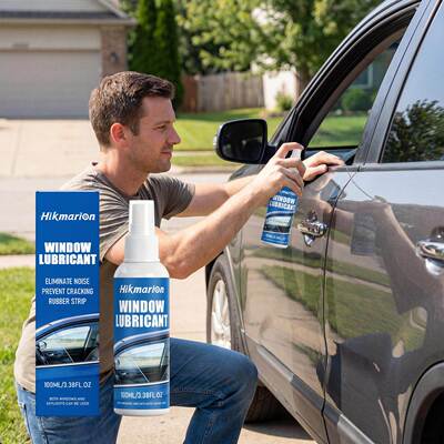 Hikmarion Car Window Track Lubricant - Reduces Unusual Noise