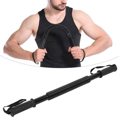 Premium Spring Power Bar Multi-Functional Arm Chest Trainer
