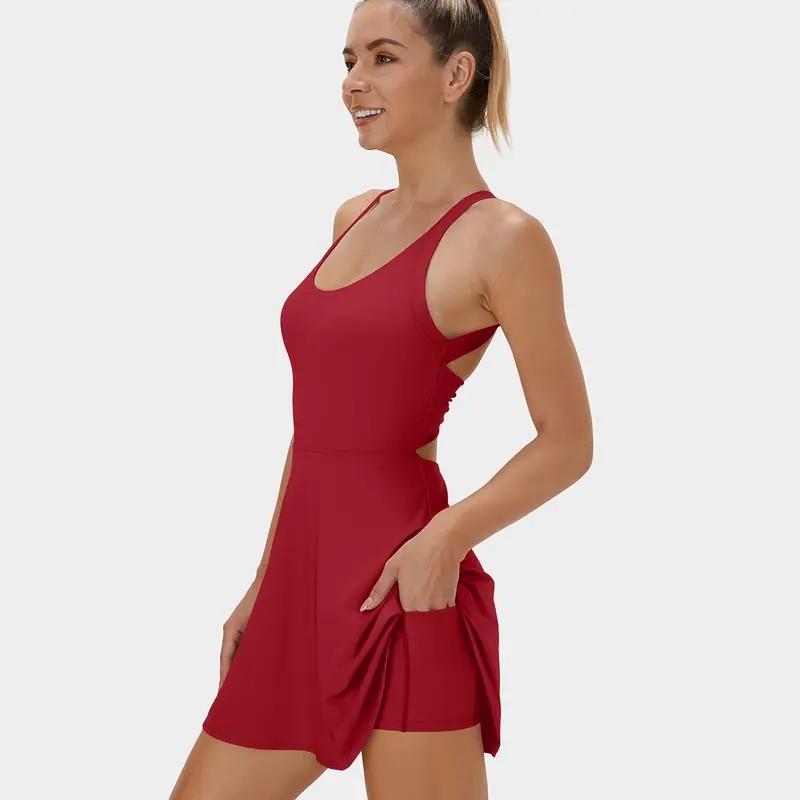 sports dress anti-glare workout clothes for women