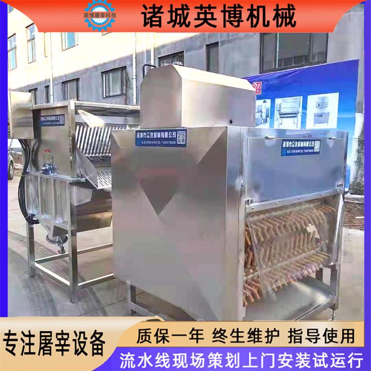鸡鸭鹅脱毛机生鸡自动脱毛设备新特种养殖设备