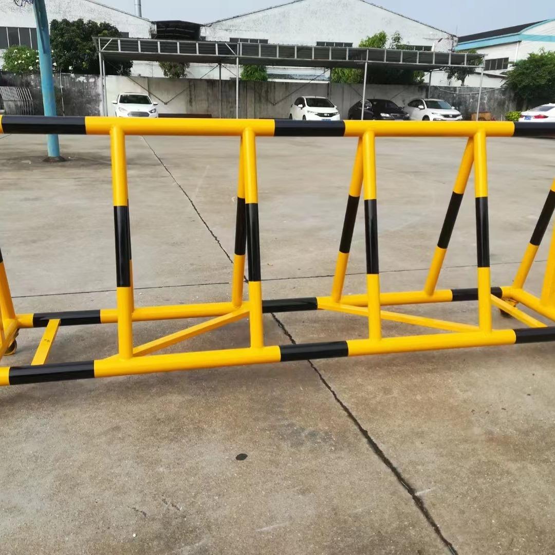 扬州拒马可移动隔离带学校门口挡车移动遥控护栏杆拒马护栏防冲撞