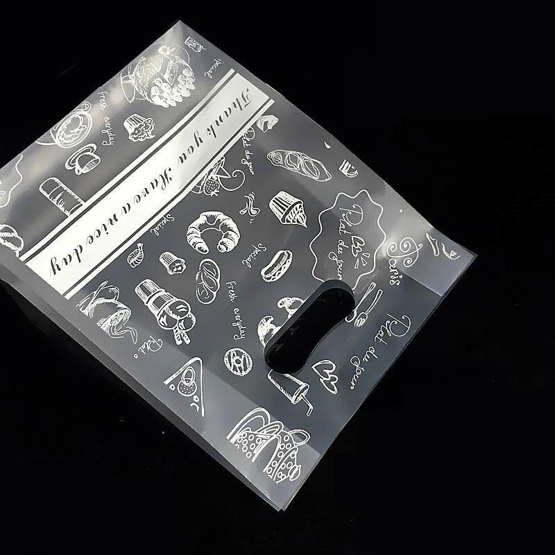烘焙坊蛋糕透明包装袋西点面包吐司甜品寿司塑料外卖打包袋手提袋