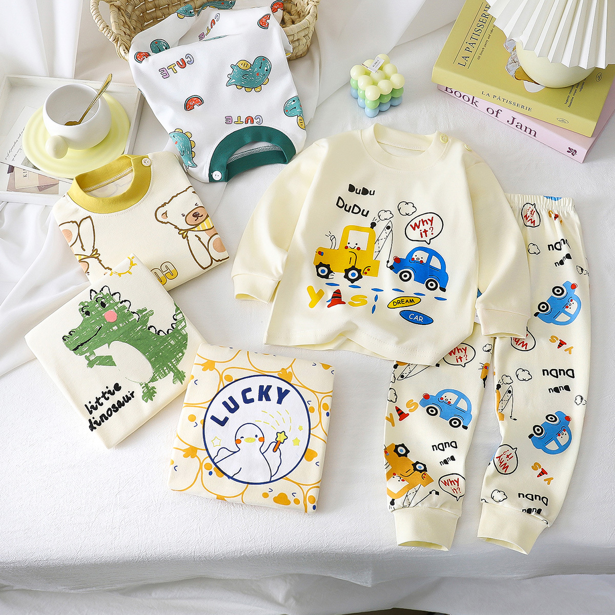 家居服儿童内衣套装纯棉内衣套装