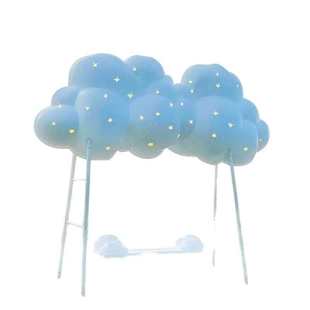 网红云朵秋千玻璃钢材质防水耐腐蚀户外景区互动打卡文旅装 置