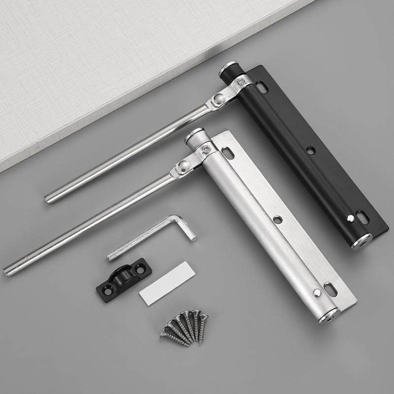 轻型闭门器不锈钢自动关门家用纱门关门弹簧装置静音回弹力度可调