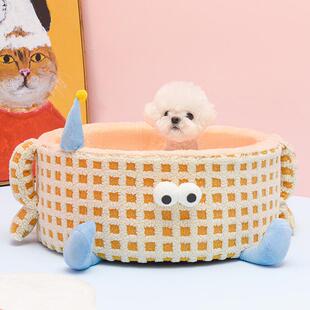 保暖可拆洗沙发床房屋小型犬柯基泰迪猫窝四季 狗窝冬季 通用宠物窝