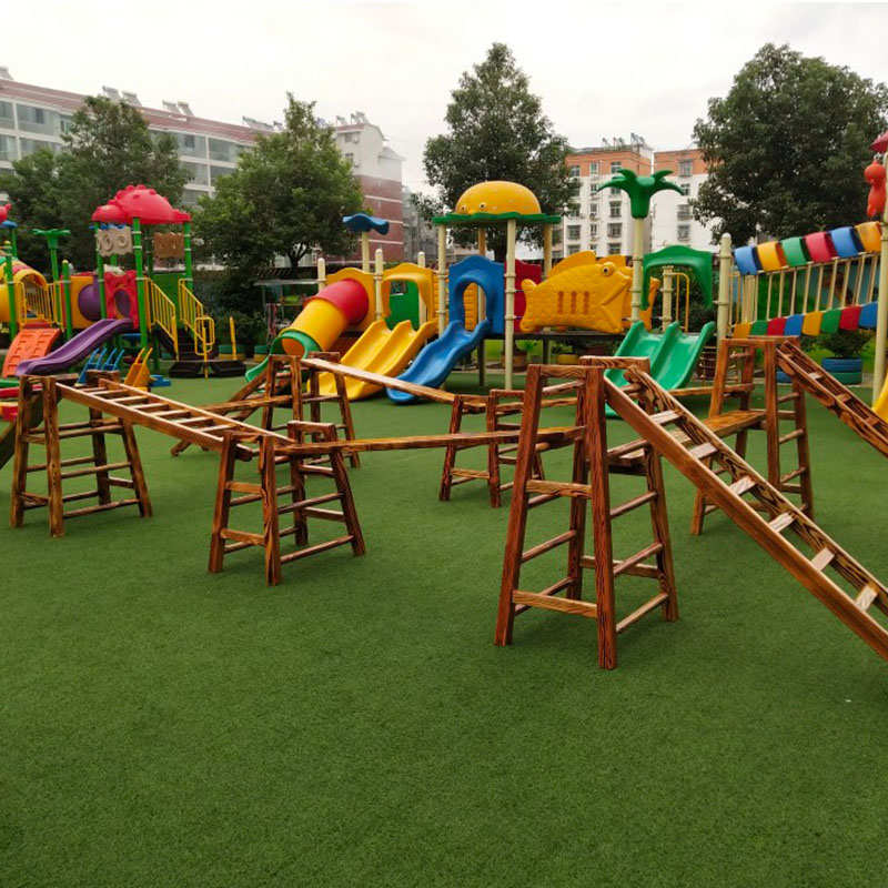 幼儿园攀爬架儿童室内家用安吉游戏攀岩墙感统室外户外碳化攀爬梯
