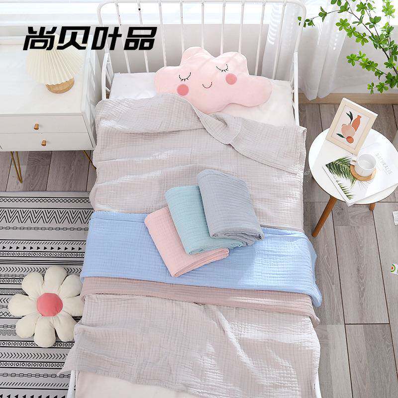 厂家午休毯40支精梳纱纯棉四层纱布童被轻奢毛巾被全棉夏凉被