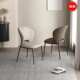 北欧轻奢设计师高级家用餐椅用意椅子餐桌椅简约现代皮质靠背椅