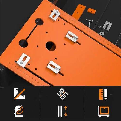 Circular Saw Guide Rail Bottom Plate Adjustable Cutting