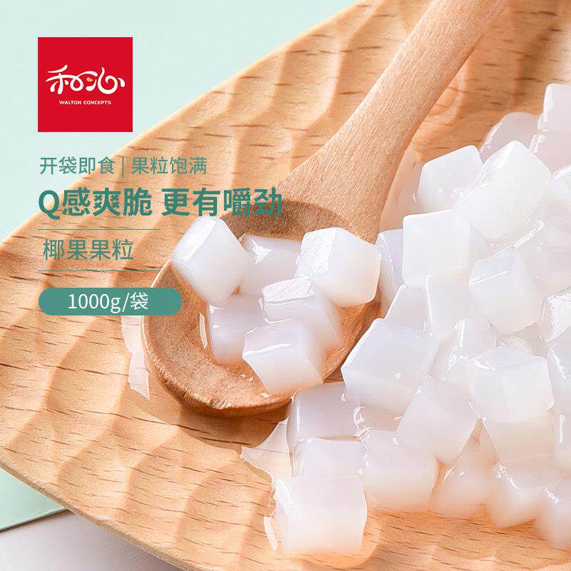 璞悦 椰果粒奶茶店水果捞专用原料小料配料椰肉果粒果冻海南