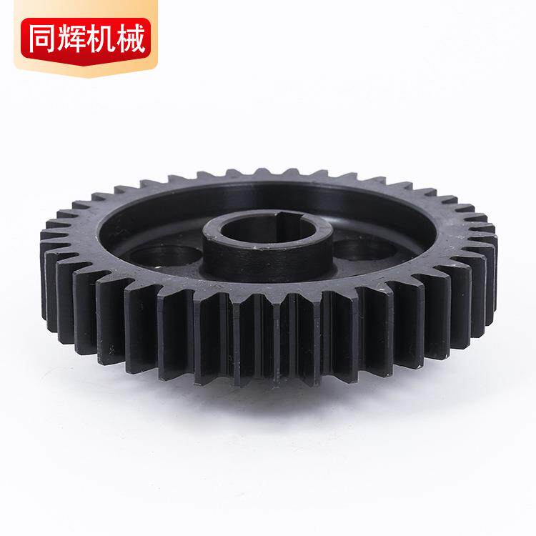 供应不锈钢锥齿轮 硬齿螺旋齿轮 齿轮配件 齿轮带减重孔大齿轮