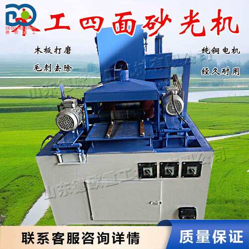家具厂木工窜动砂光机自动实木板四面抛光机小型木条打磨砂光机