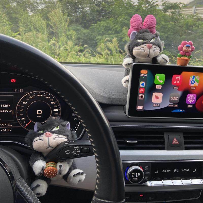 汽车摆件高端大气上档次怀挡套装饰路西法猫车载转向灯雨刷器创意,汽车用品/电子/清洗/改装,摆件,淘宝优惠券,粉丝福利购,淘宝优惠卷
