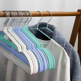 三钱新款护肩防滑衣架家用衣裳挂衣服挂钩学生无痕成人儿童衣撑子