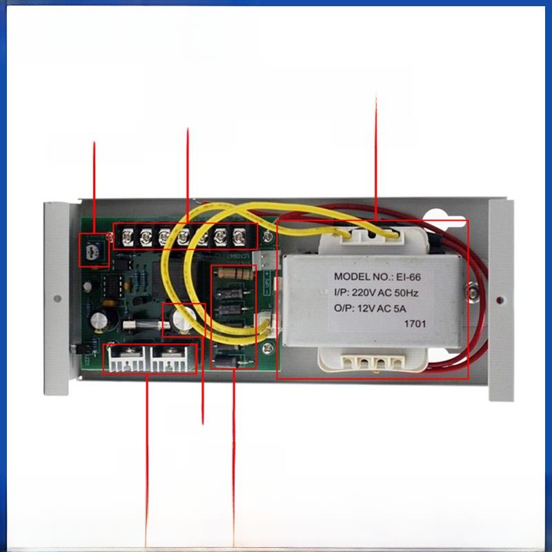 12V5A门禁专用电源12V3A电源箱门禁控制器变压器延时电插头锁电磁
