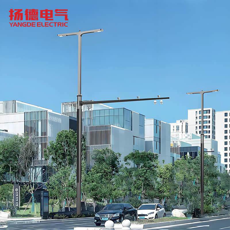 户外路灯综合杆市政红绿灯共杆标志指示牌滑槽多杆合一交通立杆灯