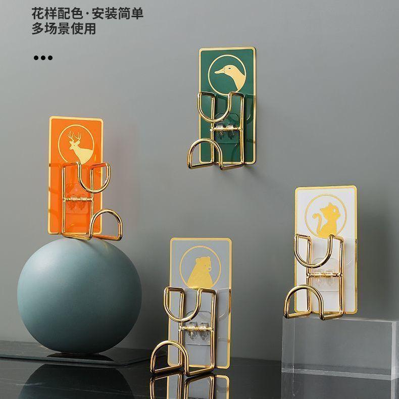 卫生间打孔透明挂钩无痕厨房粘钩