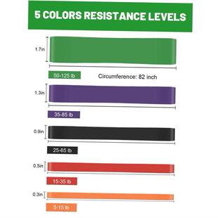 Assistance Bands Resistance Band 5pcs Exercise Pull